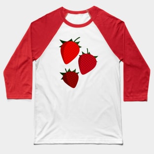 Strawberries Baseball T-Shirt